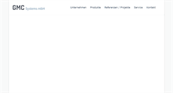 Desktop Screenshot of gmc-systems.de